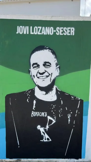 Mural de Jovi Lozano-Seser en Ondara