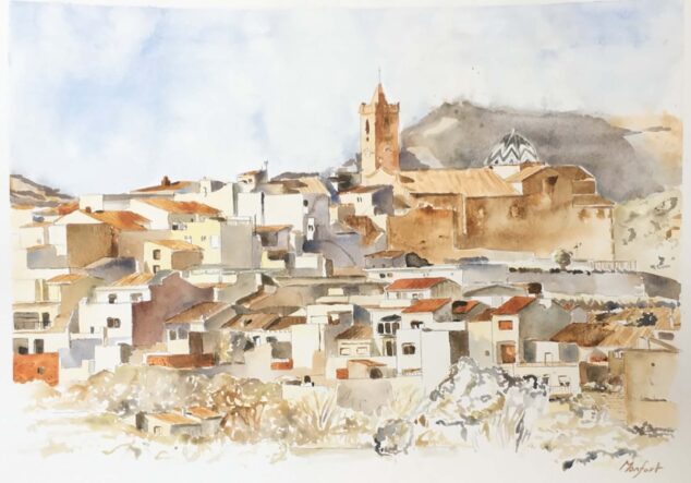 Imagen: Paisaje de Benitatxell, de Maria Monfort Font