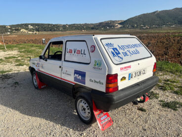 Patrocinios sobre el el Seat Marbella de Marc y David