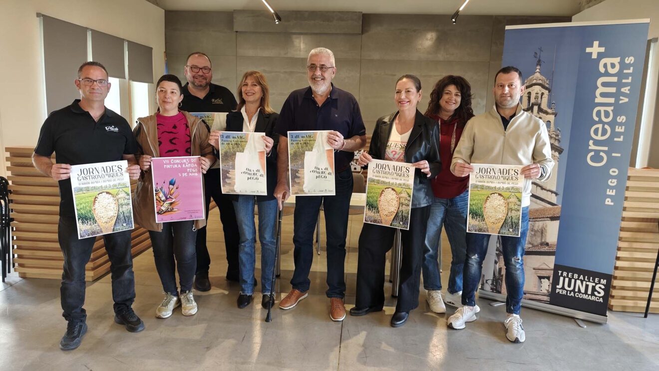 La primavera en Pego sabe a Fira de Comerç y Jornades Gastronòmiques de l'Arròs Bomba i Bombó 1 pego presenta la fira de comerc local 2026 y las xvii jornades gastronomiques de larros bomba i bombo