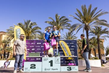 Podio femenino de la XVIII Volta a Peu El Verger