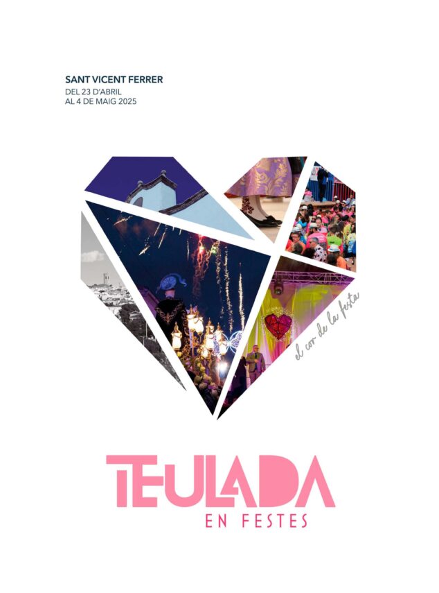 Imagen: Portada del libro de fiestas patronales Sant Vicent Ferrer de Teulada Moraira 2025