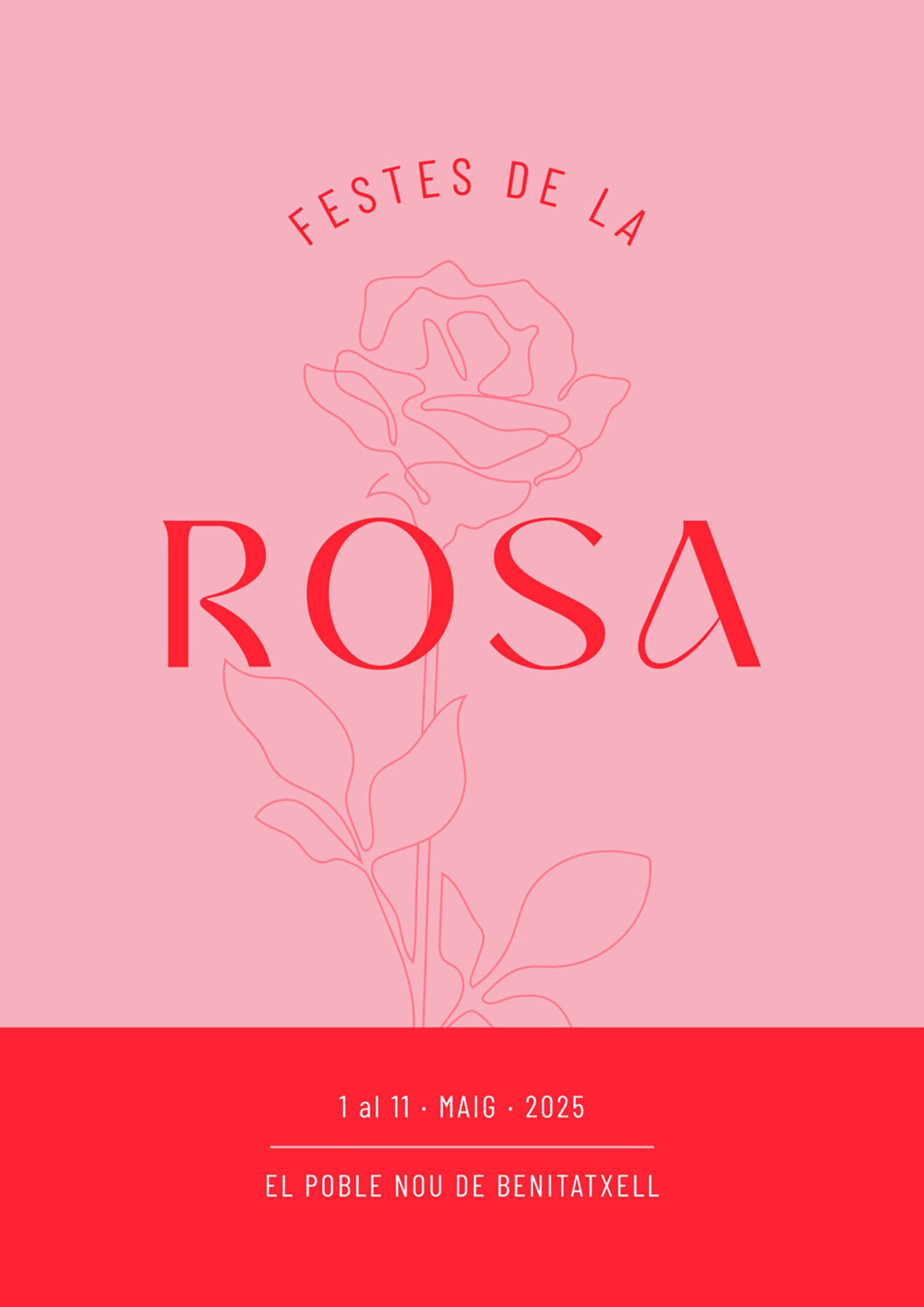Portada del libro de las Fiestas de la Rosa 2025