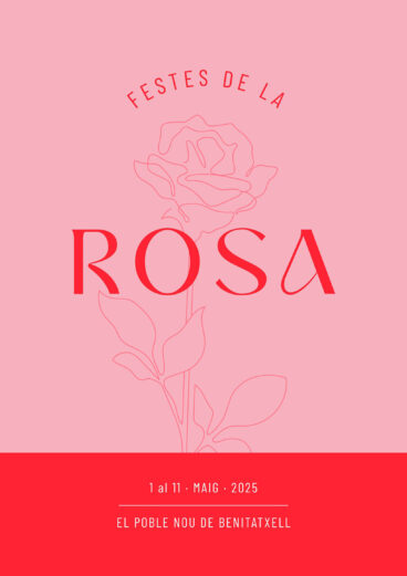 Portada del libro de las Fiestas de la Rosa 2025