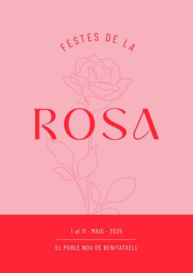 Imagen: Portada del libro de las Fiestas de la Rosa 2025