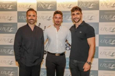 Rafael Fernández en el Festival de Benissa en Corto junto con otros compañeros del sector