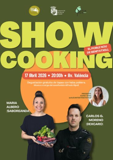 Showcooking del Mitjafava Fest 2026 en Benitatxell