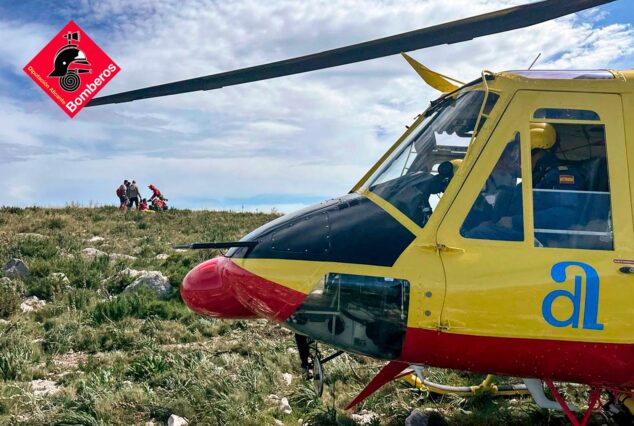 Imagen: Un senderista resulta herido en la Serra del Migdia de Pego