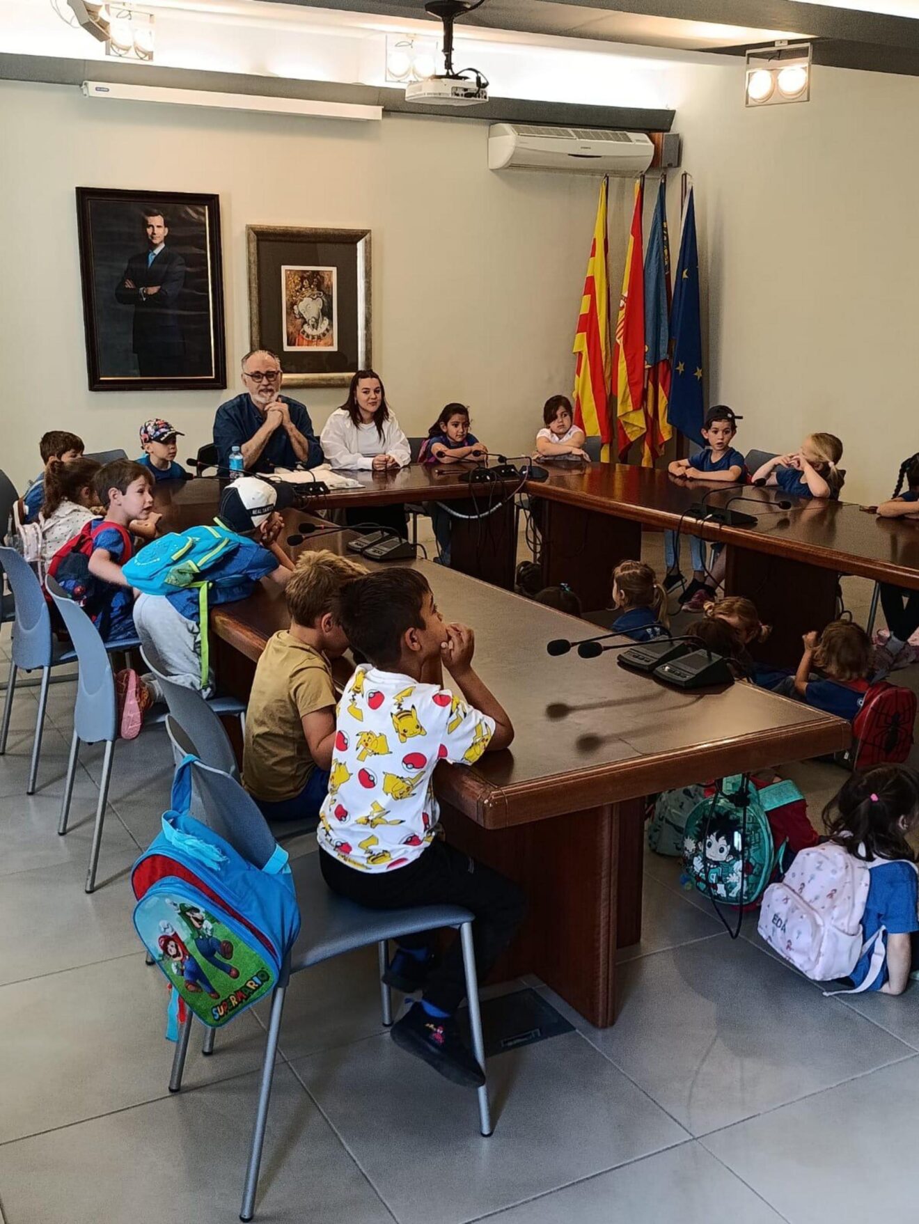 Alumnos de Pedreguer en el Ayuntamiento