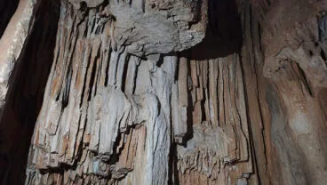 Vista interior de la Cova Bolumini de Segària