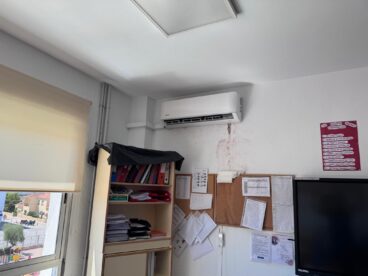 Nuevo aparato de aire acondicionado en el CEIP Sanchis Guarner