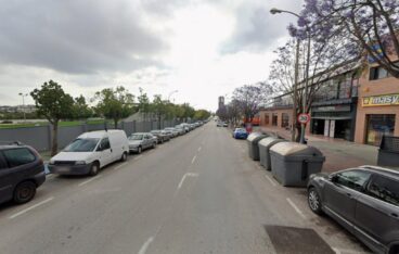 Avenida País Valencià en Calp, objeto de renovación del alumbrado público