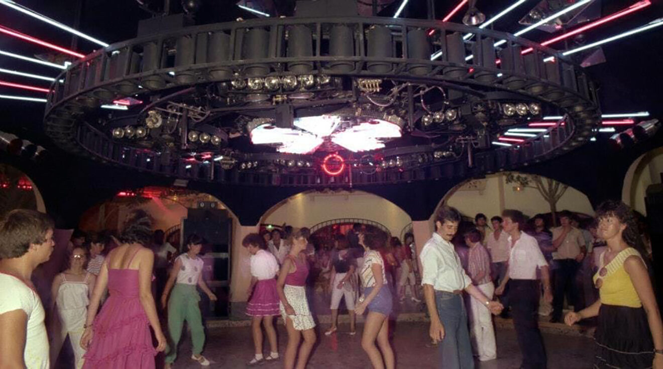 Bailes en la discoteca Caracol de Xàbia en los años 80 (archivo)