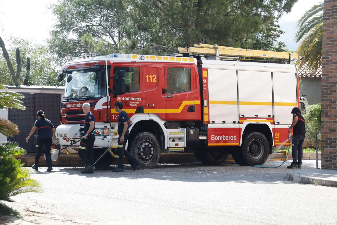 Bomberos de Alicante del parque de la Marina Alta en Dénia (archivo)