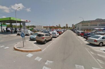 Calle Vall de Laguar en Calp, beneficiaria del plan de renovación de alumbrado