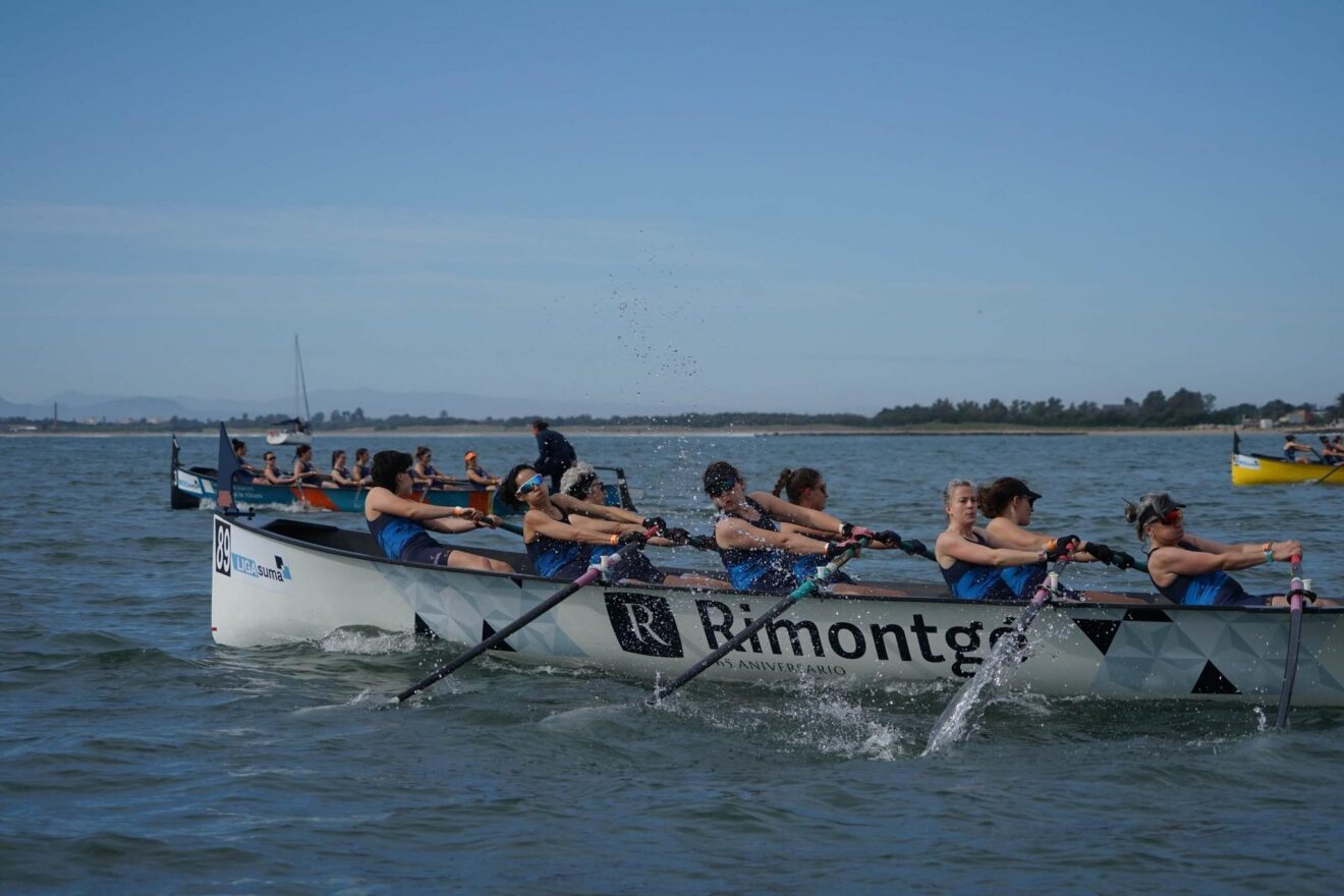 Competición femenina de Llaüt Mediterráneo en el Campeonato Autonómico de Valencia