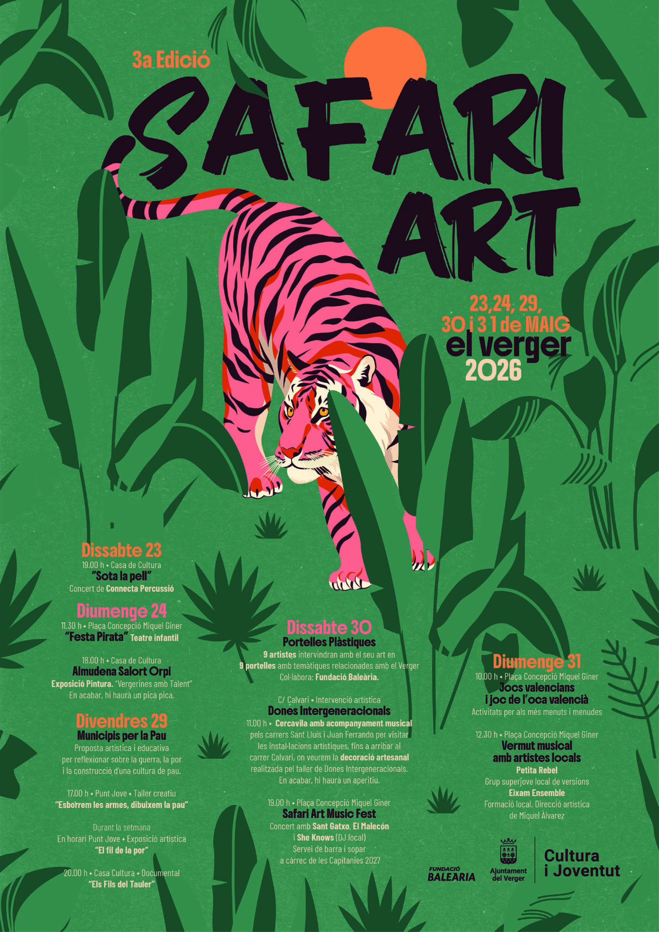 Cartel del 'Safari Art' 2026 en El Verger