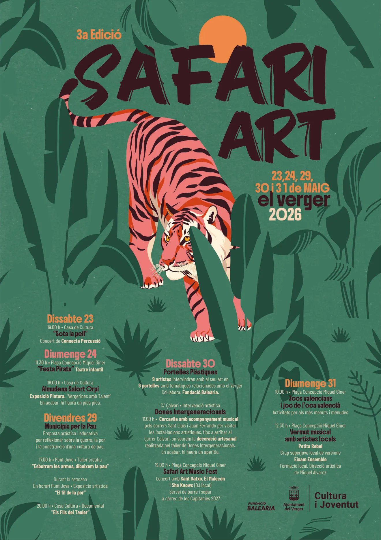Cartel del 'Safari Art' 2026 en El Verger