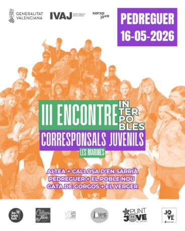 Cartel del III Encontre Interpobles de Corresponsals Juvenils