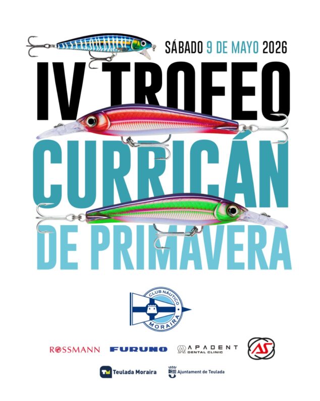 Imagen: Cartel del IV Trofeo Curricán de Primavera del Club Náutico Moraira