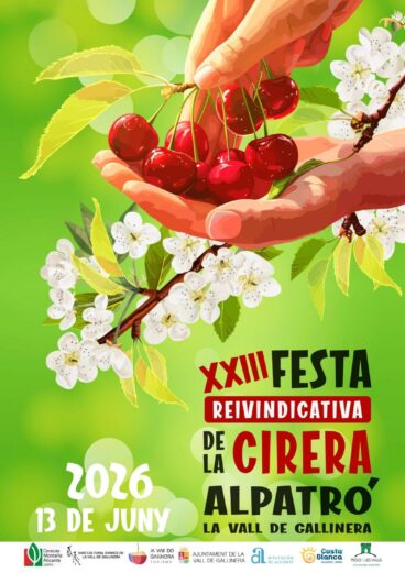 Cartel XXIII Festa de la Cirera La Vall de Gallinera