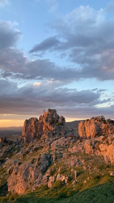 Visita al Castell de Benissili durant l’homenatge a Al-Azraq