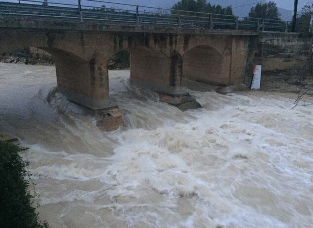 cauce del rio gorgos a su paso por xabia