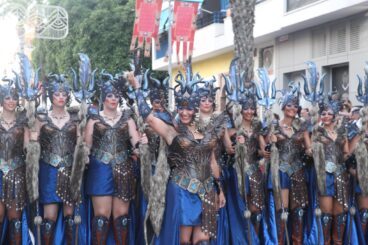 Desfile de Moros y Cristianos en Moraira