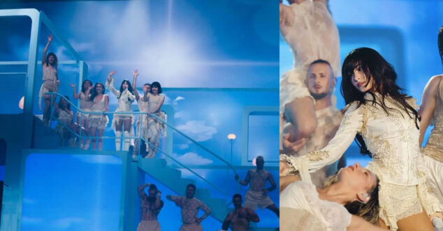 devol studio viste a aitana en su cuarto azul world tour