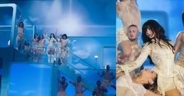 devol studio viste a aitana en su cuarto azul world tour