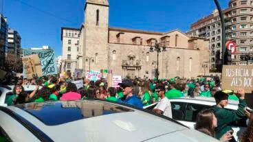 El centro de València paralizado con las reivindicaciones de la huelga educativa el 31 de marzo en la Comunitat Valenciana