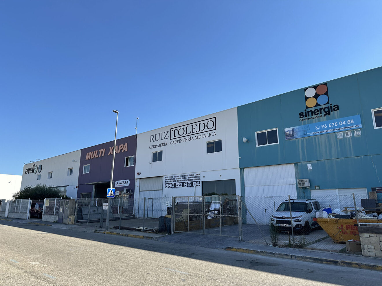 Empresas en el polígono industrial del Verger