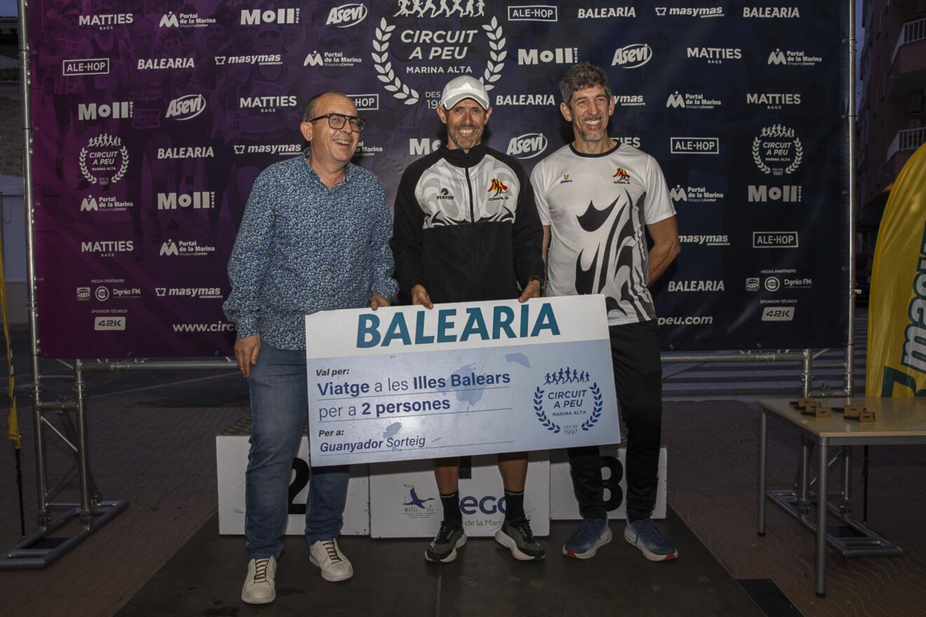 Entrega del premio de la Fundació Baleària en Pego