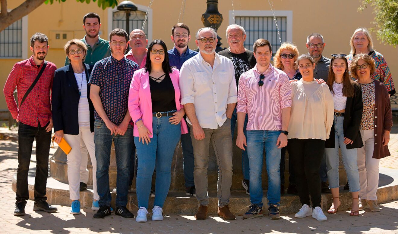Equipo de Compromís per Pedreguer en las elecciones municipales de 2023