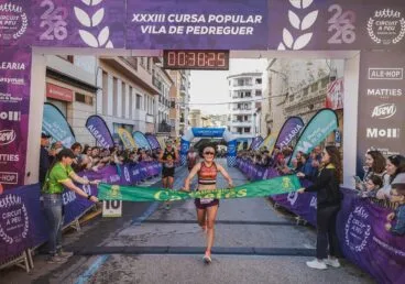 Eri Yonamine, ganadora de la XXXIII Cursa Popular Vila de Pedreguer