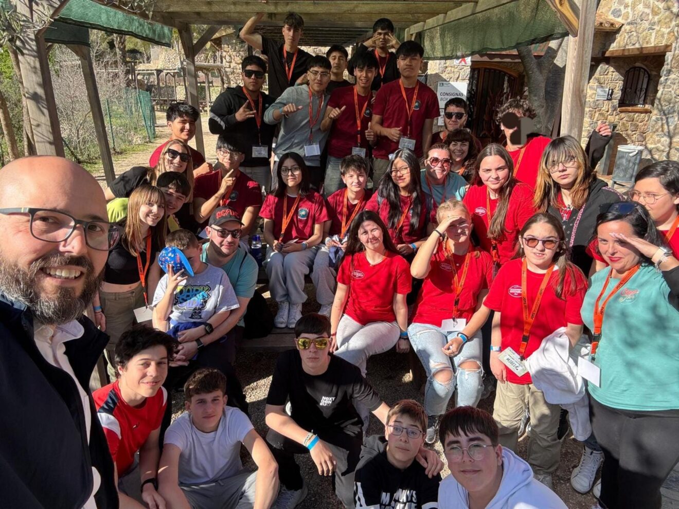 Participantes del III Encuentro de Corresponsales Juveniles en Pedreguer