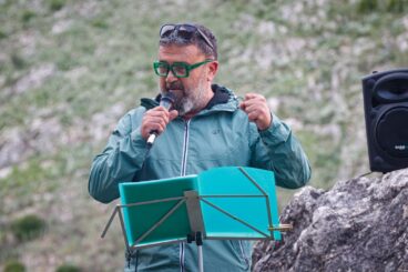 Intervención durante el homenaje a Al Azraq en La Vall de Gallinera
