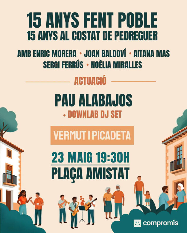 Imagen: Joan Baldoví, Aitana Mas y Enric Morera acompañarán a Compromís per Pedreguer