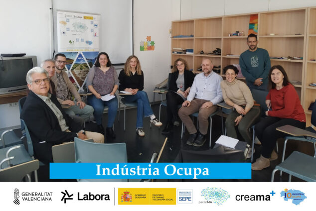 Imagen: Jornadas de trabajo del proyecto Indústria Ocupa, impulsado por CREAMA y PACTE’MA
