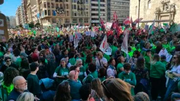 la huelga educativa el 31 de marzo 2026 tomo el centro de valencia