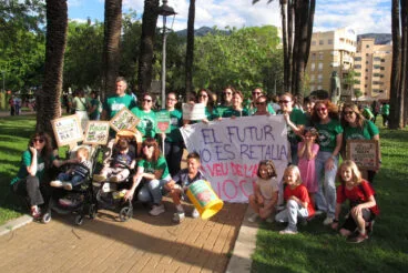 Manifestación en Dénia en apoyo a la educación pública 01