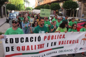 Manifestación en Dénia en apoyo a la educación pública 06