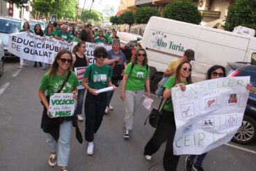 Manifestación en Dénia en apoyo a la educación pública 07