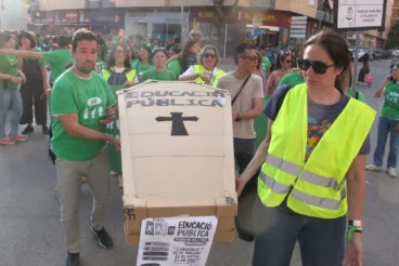 Manifestación en Dénia en apoyo a la educación pública 15