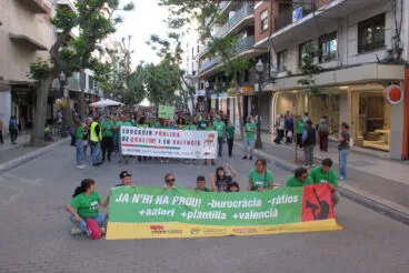 Manifestación en Dénia en apoyo a la educación pública 21