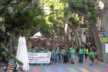 Manifestación en Dénia en apoyo a la educación pública 23