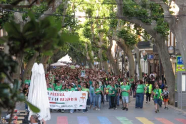 Manifestación en Dénia en apoyo a la educación pública 23