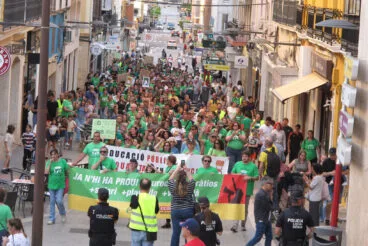 Manifestación en Dénia en apoyo a la educación pública 24