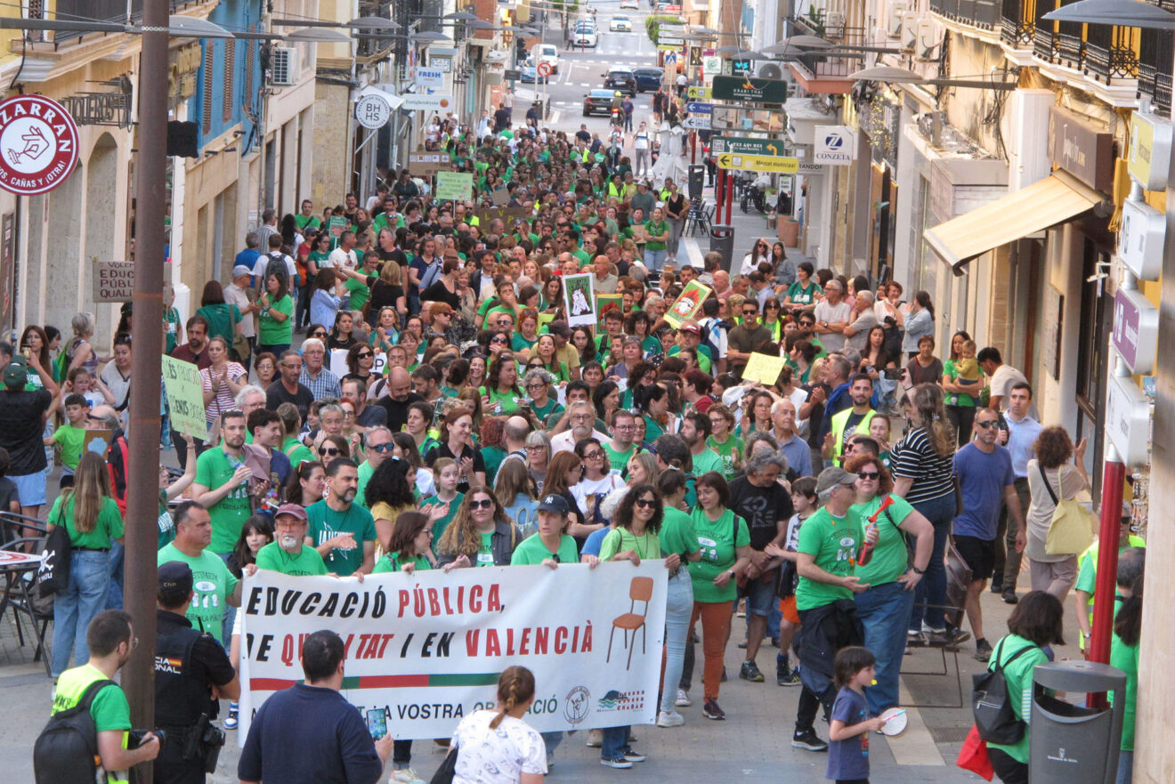 Manifestación en Dénia en apoyo a la educación pública 26