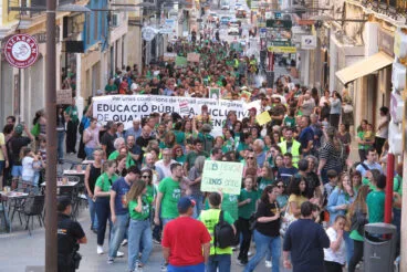 Manifestación en Dénia en apoyo a la educación pública 27